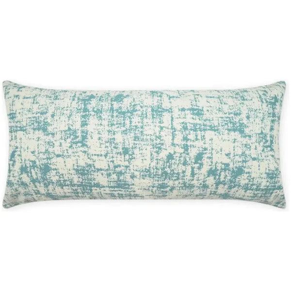 Outdoor Bluff Lumbar Pillow - Aqua-Outdoor Pillows-D.V. Kap-LOOMLAN