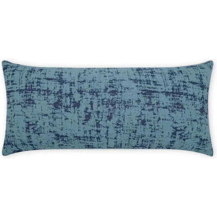 Outdoor Bluff Lumbar Pillow - Blue-Outdoor Pillows-D.V. Kap-LOOMLAN