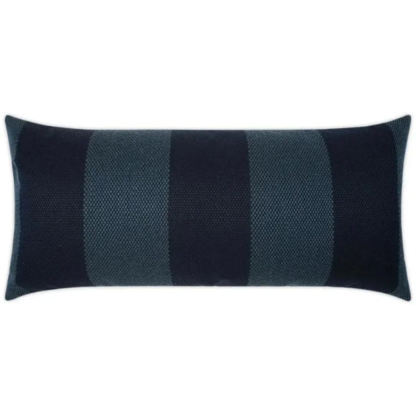 Outdoor Carlsbad Lumbar Pillow - Indigo-Outdoor Pillows-D.V. Kap-LOOMLAN
