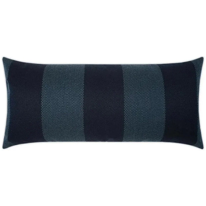 Outdoor Carlsbad Lumbar Pillow - Indigo-Outdoor Pillows-D.V. Kap-LOOMLAN