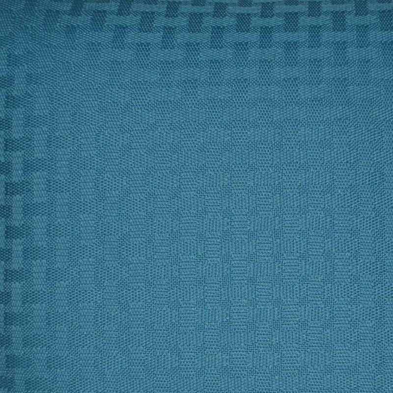 Outdoor Carmel Weave Pillow - Turquoise-Outdoor Pillows-D.V. KAP-LOOMLAN