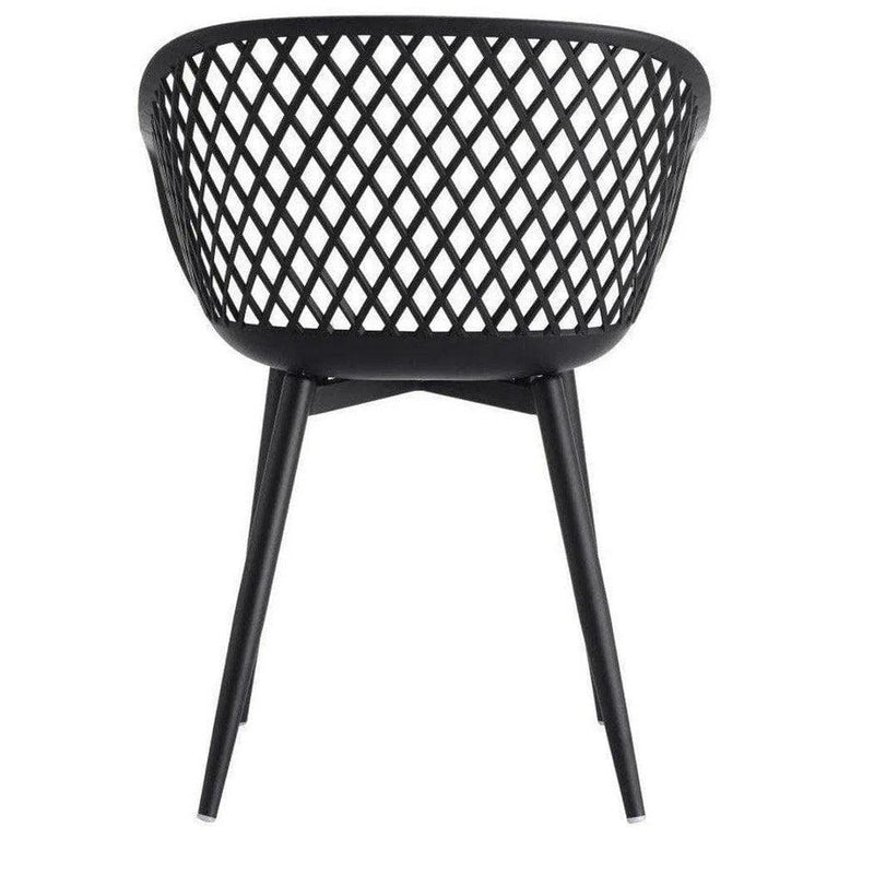 Outdoor Chair Black Set