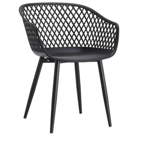 Outdoor Chair Black Set