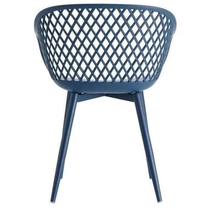 Outdoor Chair Blue Set-Outdoor Accent Chairs-Moe's Home-LOOMLAN