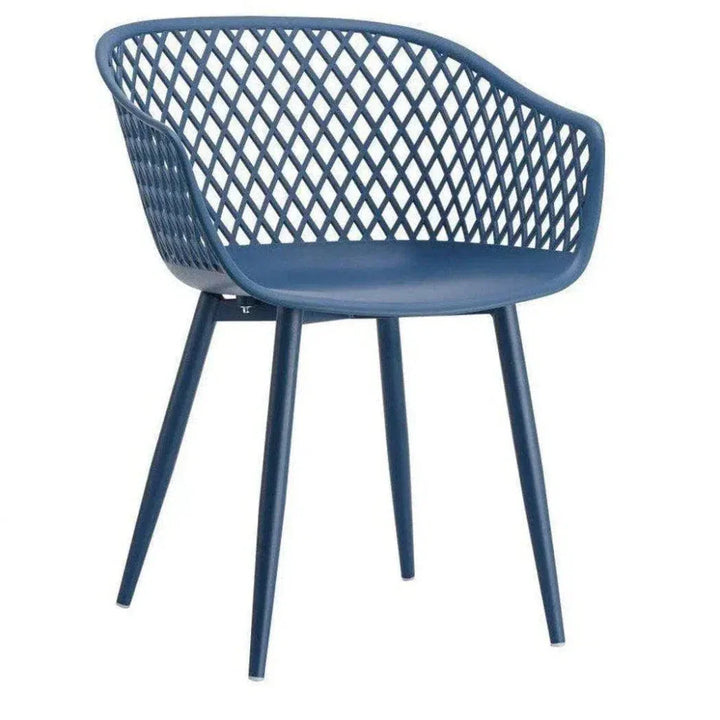 Outdoor Chair Blue Set-Outdoor Accent Chairs-Moe's Home-LOOMLAN
