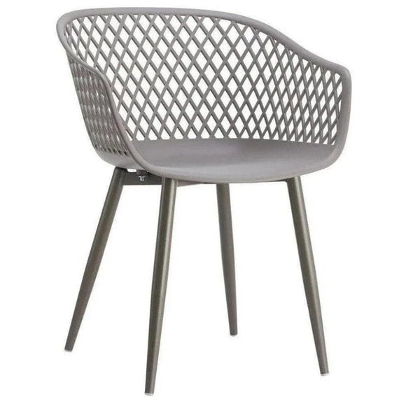 Outdoor Chair Grey Set-Outdoor Accent Chairs-Moe's Home-LOOMLAN