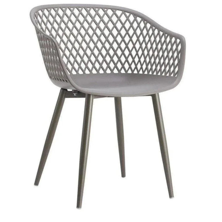 Outdoor Chair Grey Set-Outdoor Accent Chairs-Moe's Home-LOOMLAN