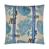 Outdoor Cook Sisle Pillow - Ocean-Outdoor Pillows-D.V. KAP-LOOMLAN