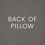 Outdoor Daisy Chain Pillow - Black