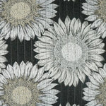 Outdoor Daisy Chain Pillow - Black