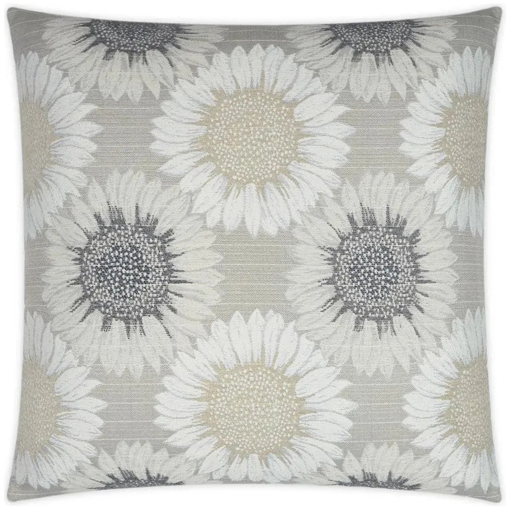 Outdoor Daisy Chain Pillow - Sand