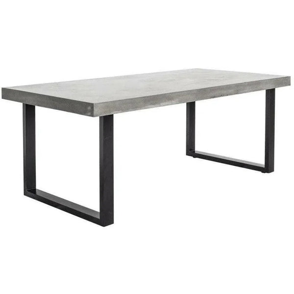 Outdoor Dining Table Large Grey-Outdoor Dining Tables-Moe's Home-LOOMLAN