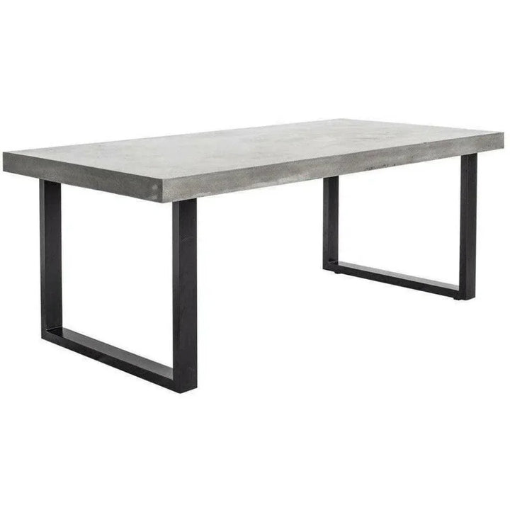 Outdoor Dining Table Large Grey-Outdoor Dining Tables-Moe's Home-LOOMLAN