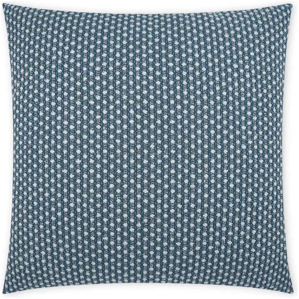 Outdoor Dot Dash Pillow - Blue-Outdoor Pillows-D.V. Kap-LOOMLAN