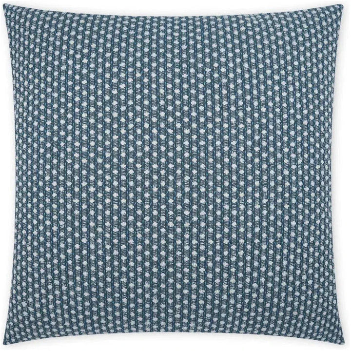 Outdoor Dot Dash Pillow - Blue-Outdoor Pillows-D.V. Kap-LOOMLAN
