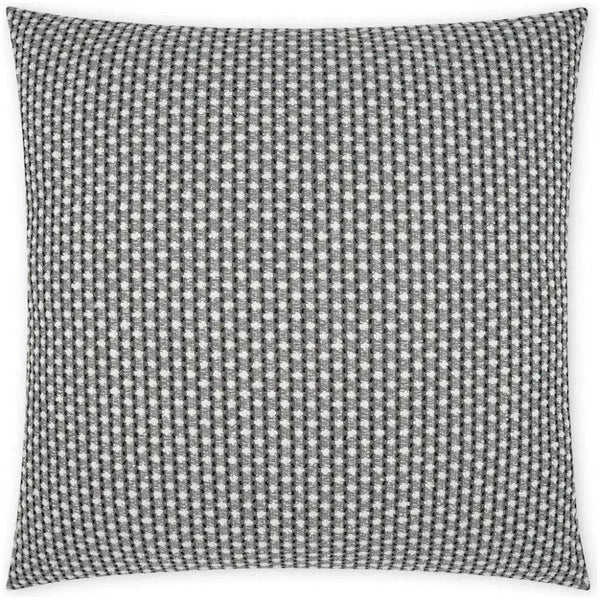 Outdoor Dot Dash Pillow - Grey-Outdoor Pillows-D.V. Kap-LOOMLAN