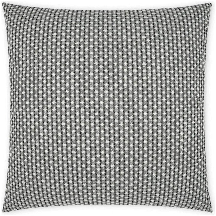 Outdoor Dot Dash Pillow - Grey-Outdoor Pillows-D.V. Kap-LOOMLAN