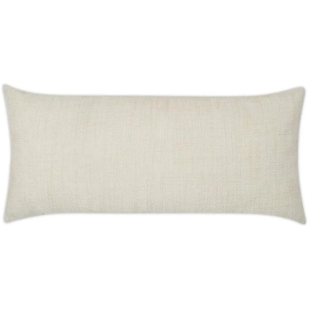 Outdoor Double Trouble Lumbar Pillow - Linen