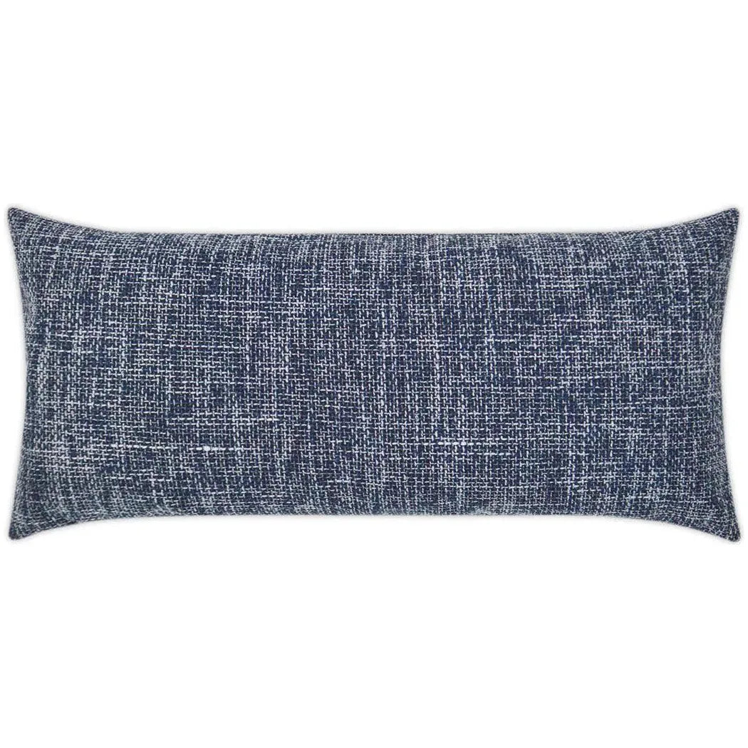 Outdoor Double Trouble Lumbar Pillow - Navy