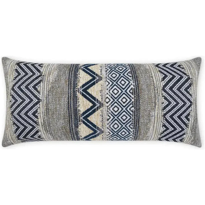 Outdoor Embolden Lumbar Pillow - Blue-Outdoor Pillows-D.V. Kap-LOOMLAN