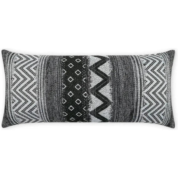 Outdoor Embolden Lumbar Pillow - Charcoal-Outdoor Pillows-D.V. Kap-LOOMLAN
