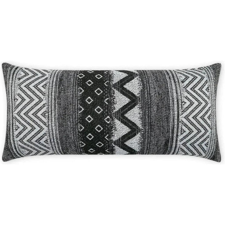 Outdoor Embolden Lumbar Pillow - Charcoal-Outdoor Pillows-D.V. Kap-LOOMLAN