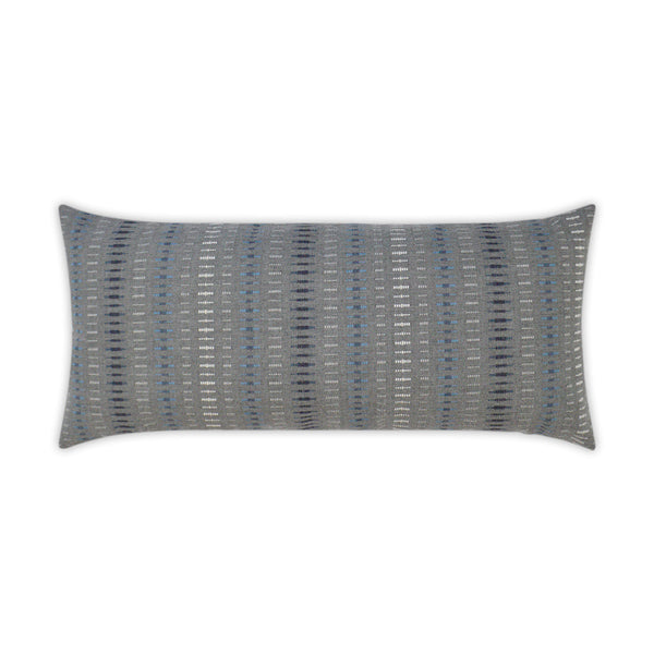 Outdoor Esti Lumbar Pillow - Bluestone-Outdoor Pillows-D.V. KAP-LOOMLAN