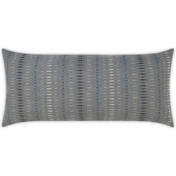 Outdoor Esti Lumbar Pillow - Bluestone-Outdoor Pillows-D.V. Kap-LOOMLAN