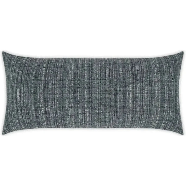 Outdoor Fiddledidee Lumbar Pillow - Navy-Outdoor Pillows-D.V. Kap-LOOMLAN