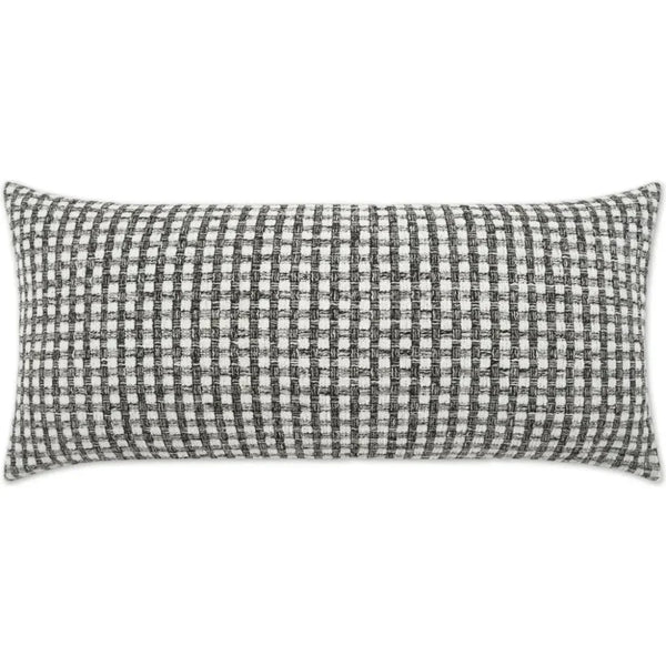 Outdoor Heart Stone Lumbar Pillow - Grey-Outdoor Pillows-D.V. Kap-LOOMLAN