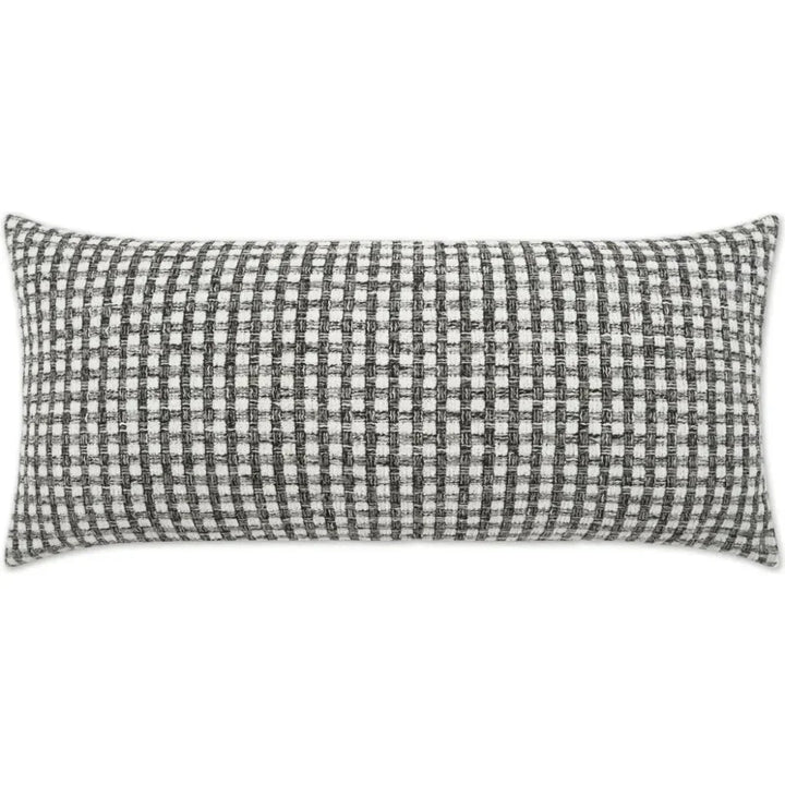 Outdoor Heart Stone Lumbar Pillow - Grey-Outdoor Pillows-D.V. Kap-LOOMLAN
