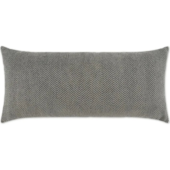 Outdoor Justify Lumbar Pillow - Slate-Outdoor Pillows-D.V. Kap-LOOMLAN