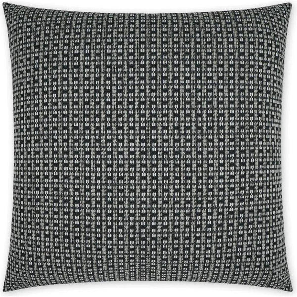 Outdoor Kittery Pillow - Ebony-Outdoor Pillows-D.V. Kap-LOOMLAN