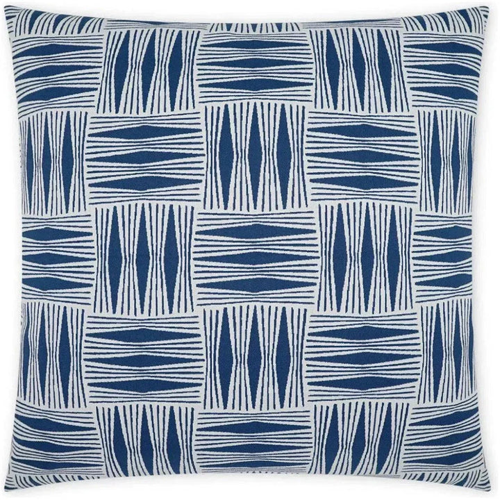 Outdoor Kizomba Pillow - Blue-Outdoor Pillows-D.V. Kap-LOOMLAN