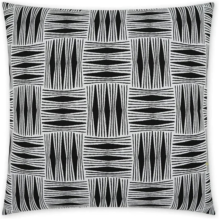 Outdoor Kizomba Pillow - Ebony-Outdoor Pillows-D.V. Kap-LOOMLAN
