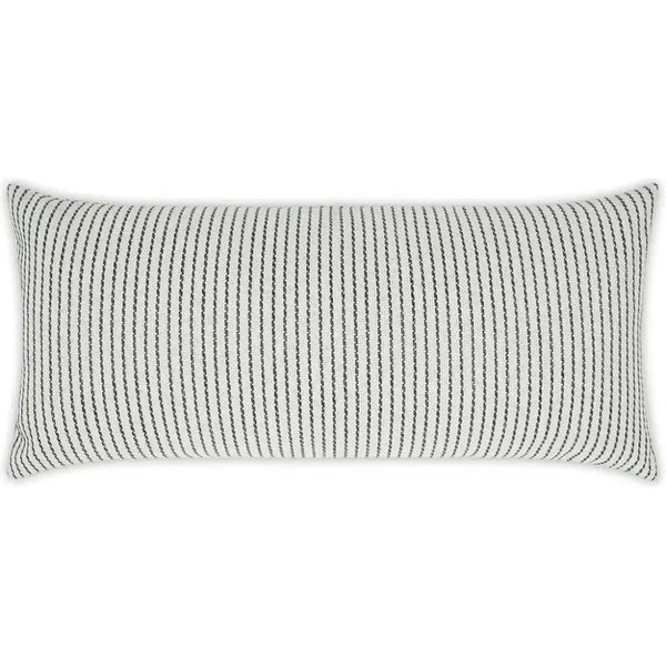 Outdoor Linus Lumbar Pillow - Charcoal-Outdoor Pillows-D.V. Kap-LOOMLAN