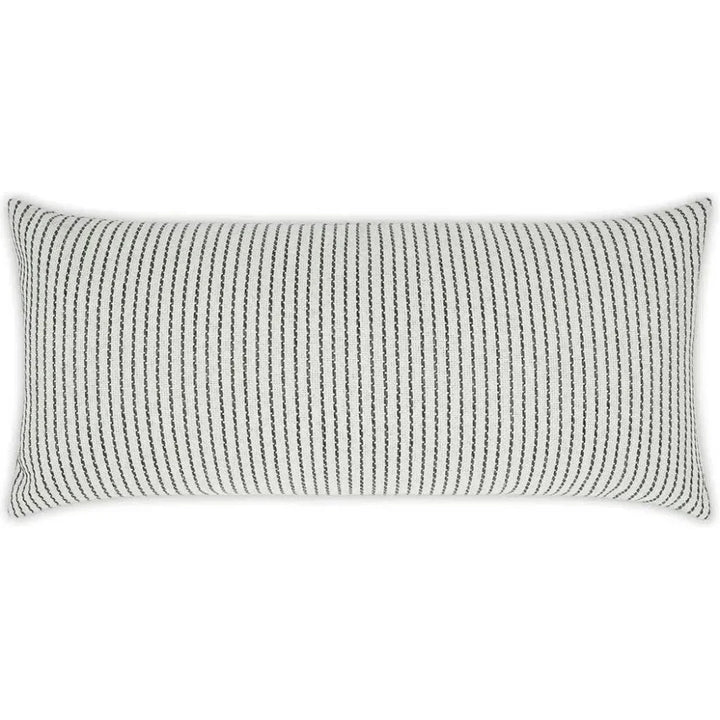 Outdoor Linus Lumbar Pillow - Charcoal-Outdoor Pillows-D.V. Kap-LOOMLAN