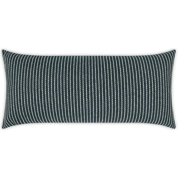 Outdoor Linus Lumbar Pillow - Indigo-Outdoor Pillows-D.V. Kap-LOOMLAN
