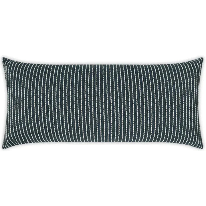 Outdoor Linus Lumbar Pillow - Indigo-Outdoor Pillows-D.V. Kap-LOOMLAN