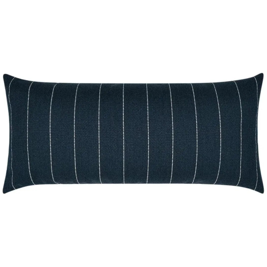 Outdoor Malibu Lumbar Pillow - Indigo