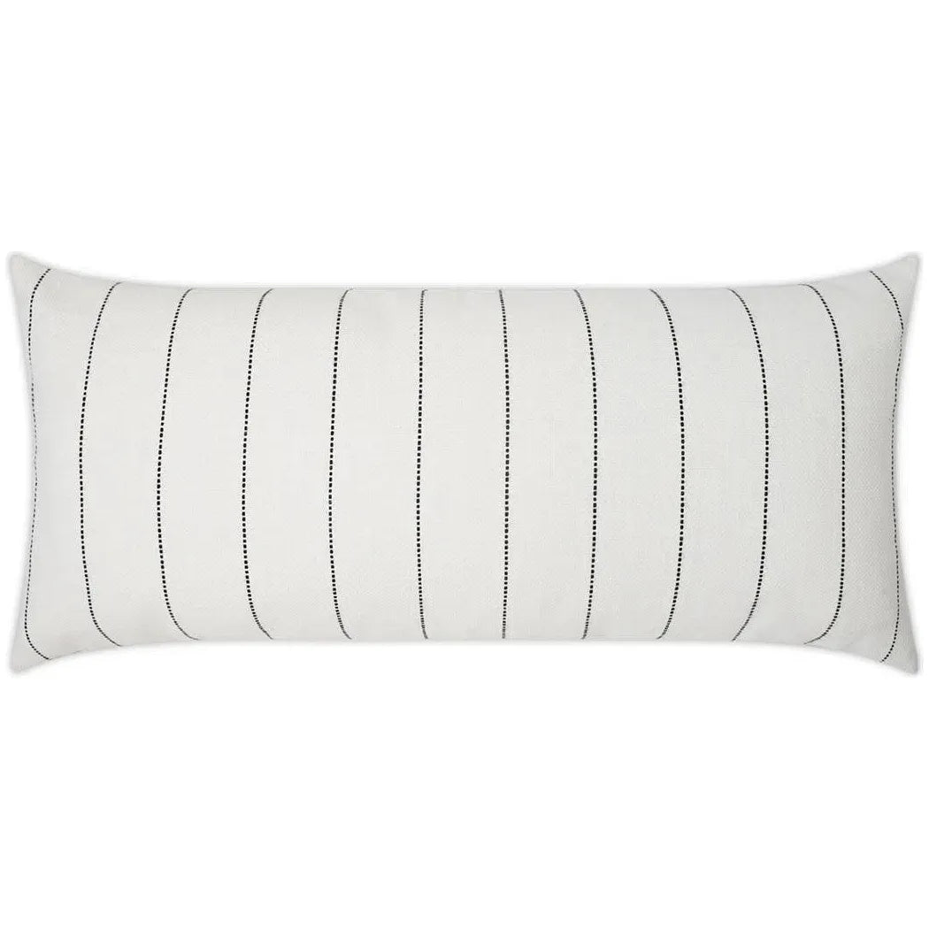 Outdoor Malibu Lumbar Pillow - White