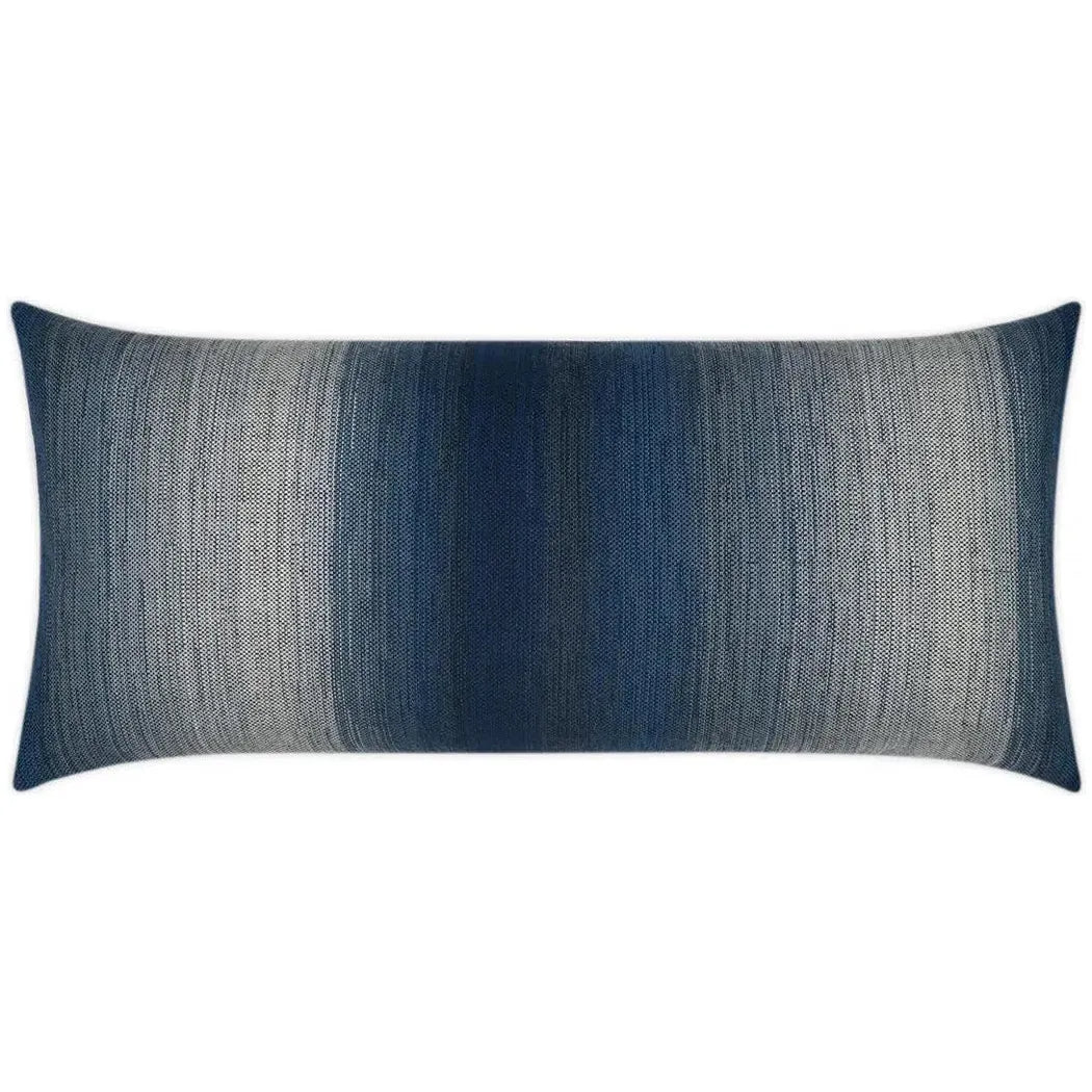 Outdoor Meditate Lumbar Pillow - Indigo