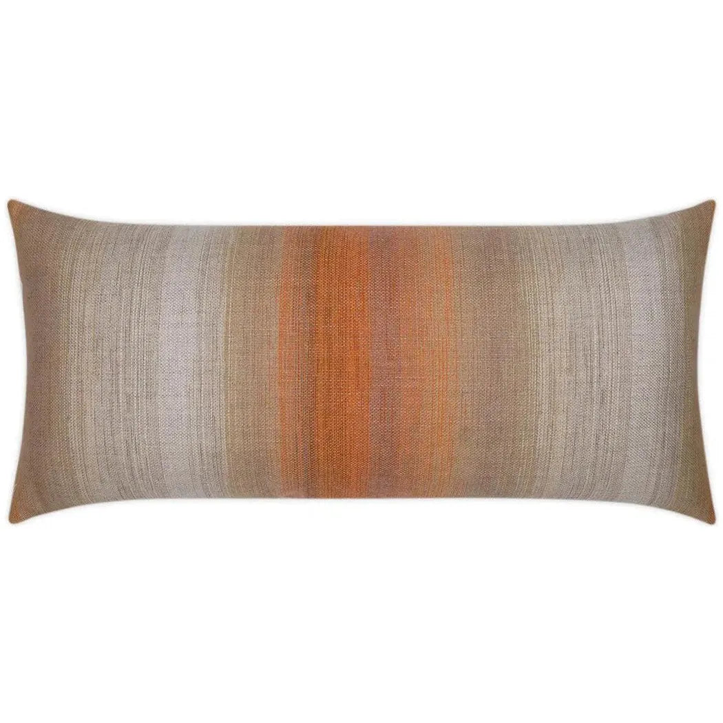 Outdoor Meditate Lumbar Pillow - Orange