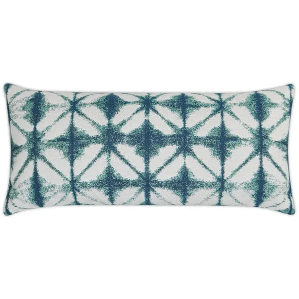 Outdoor Midori Lumbar Pillow - Bermuda-Outdoor Pillows-D.V. Kap-LOOMLAN