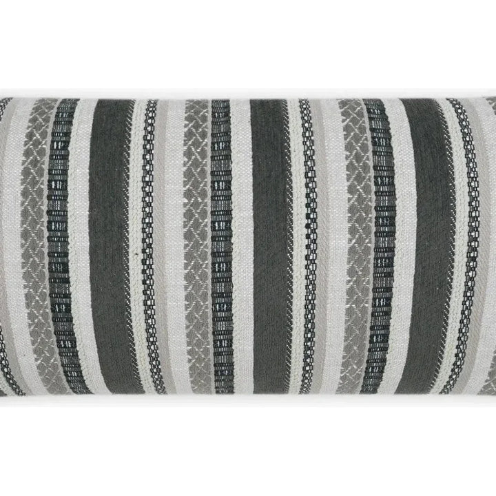 Outdoor Oriana Lumbar Pillow - Grey-Outdoor Pillows-D.V. Kap-LOOMLAN