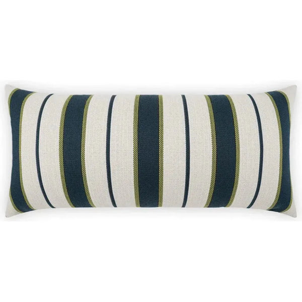 Outdoor Paruani Lumbar Pillow - Blue-Outdoor Pillows-D.V. Kap-LOOMLAN