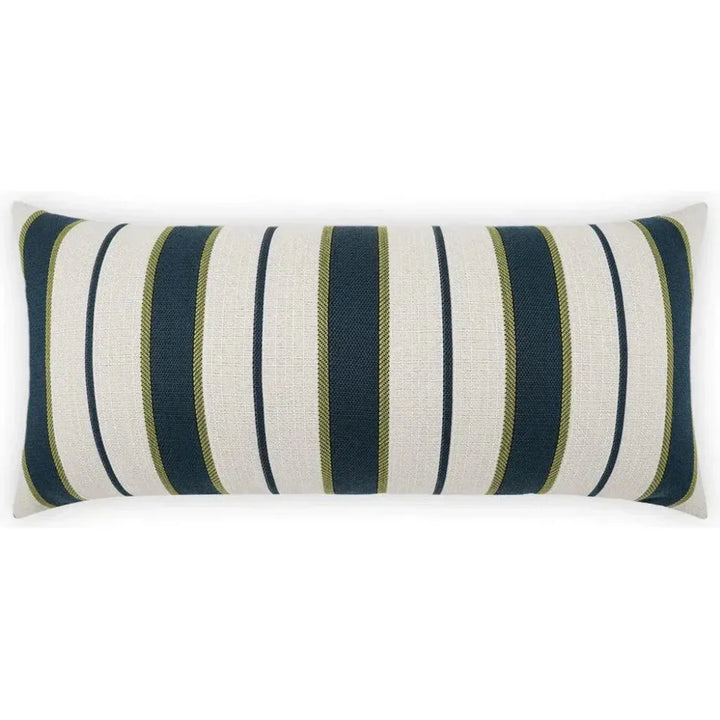 Outdoor Paruani Lumbar Pillow - Blue-Outdoor Pillows-D.V. Kap-LOOMLAN