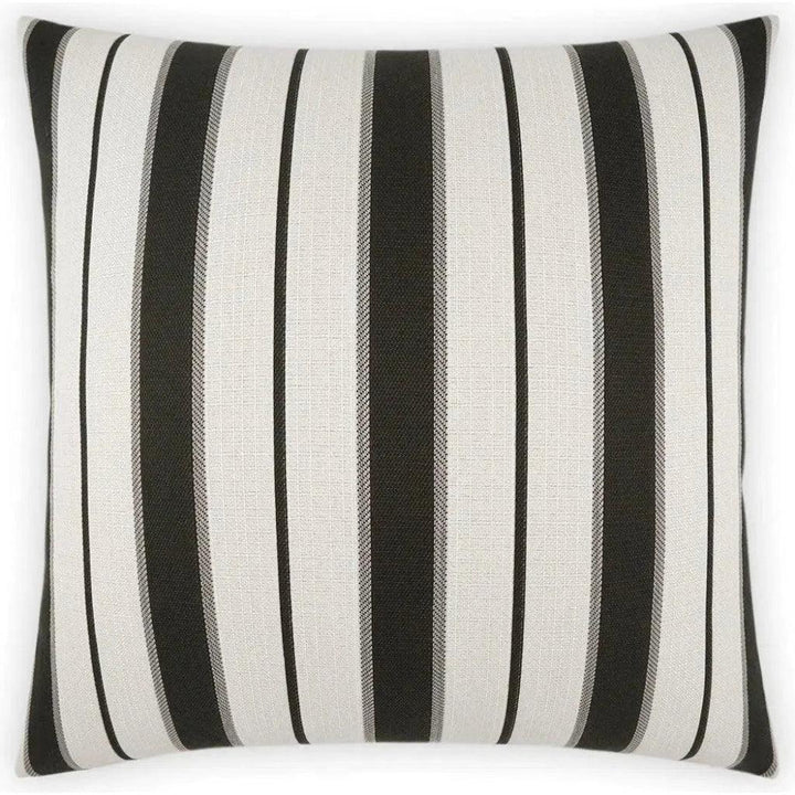Outdoor Paruani Pillow - Ebony-Outdoor Pillows-D.V. Kap-LOOMLAN