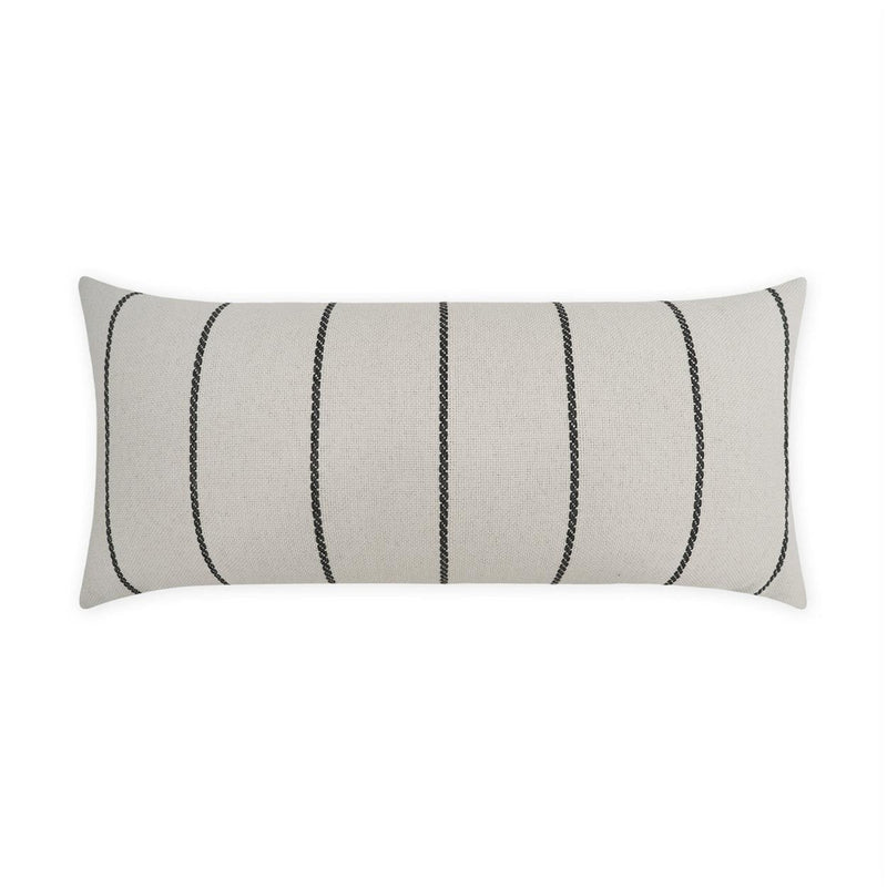 Outdoor Pencil Lumbar Pillow - Grey-Outdoor Pillows-D.V. KAP-LOOMLAN