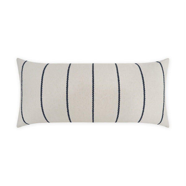 Outdoor Pencil Lumbar Pillow - Navy-Outdoor Pillows-D.V. KAP-LOOMLAN